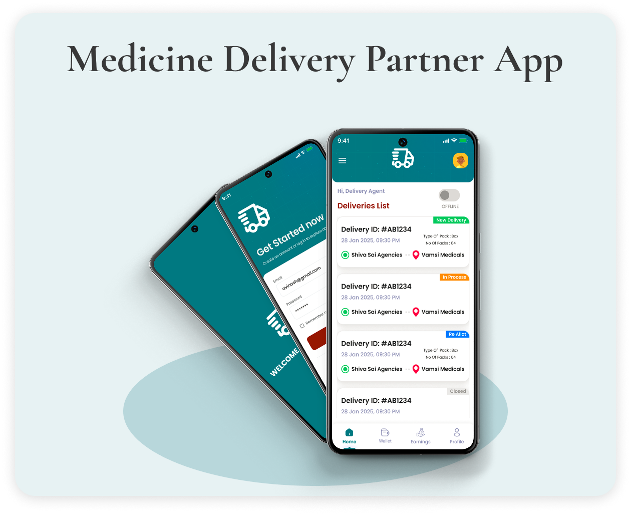 Medicine Delivery Partner  App Design & Development