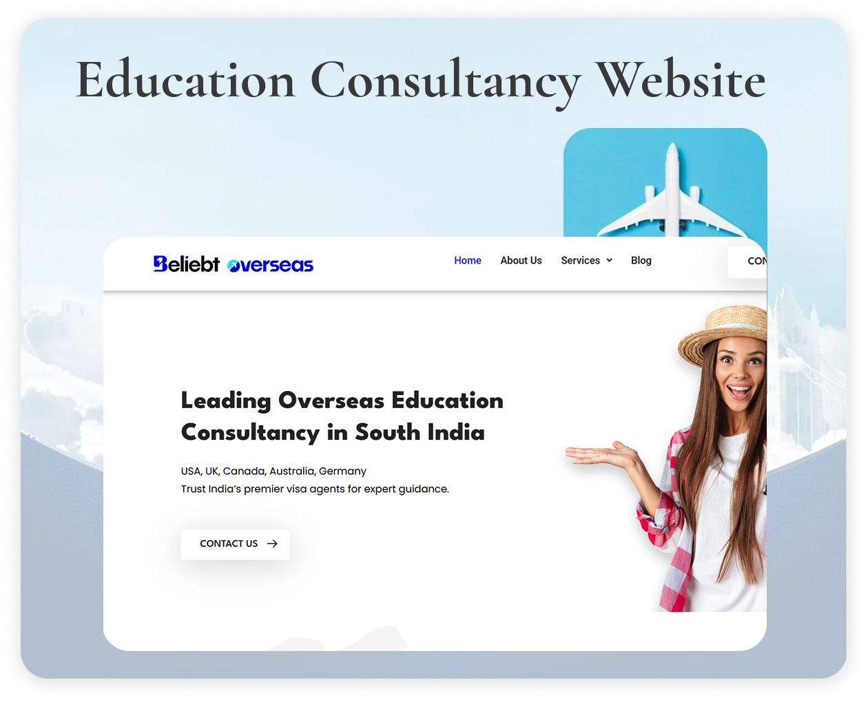 Education Consultancy Website  Design & Development