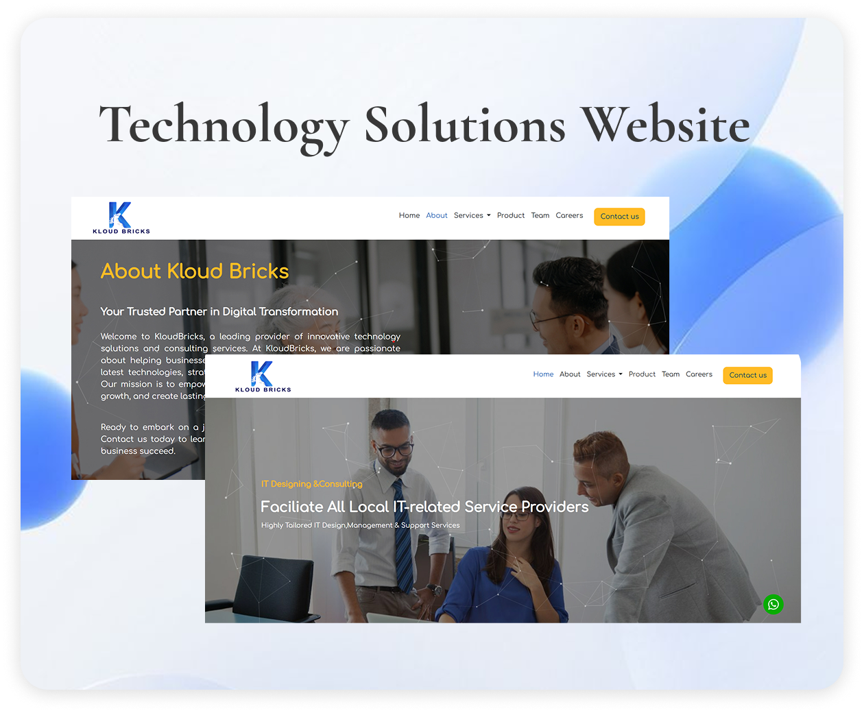 Technology Solutions Website  Design & Development