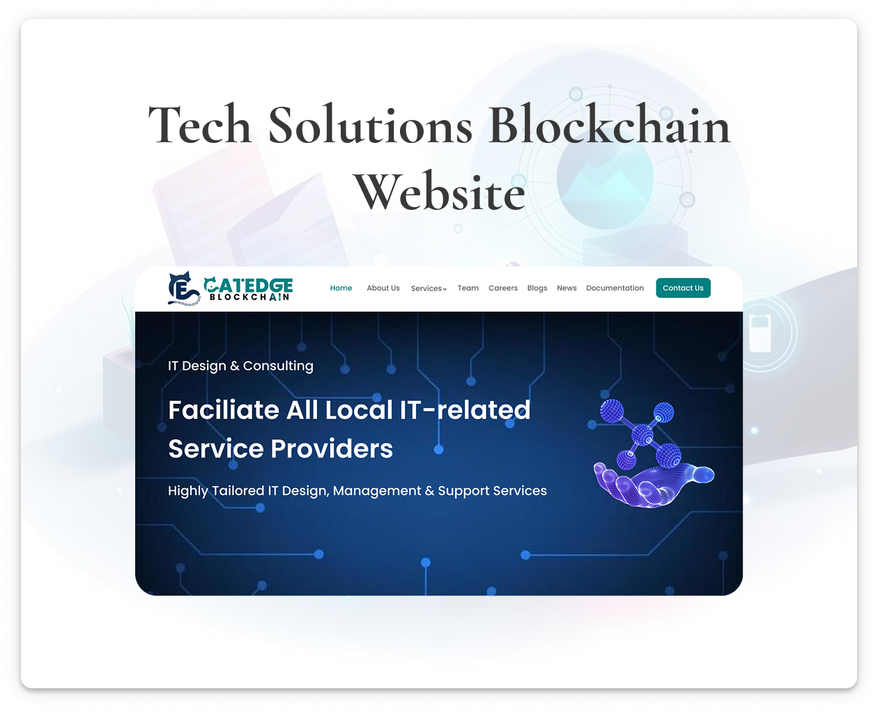 Tech Solution Blockchain Website  Design & Development